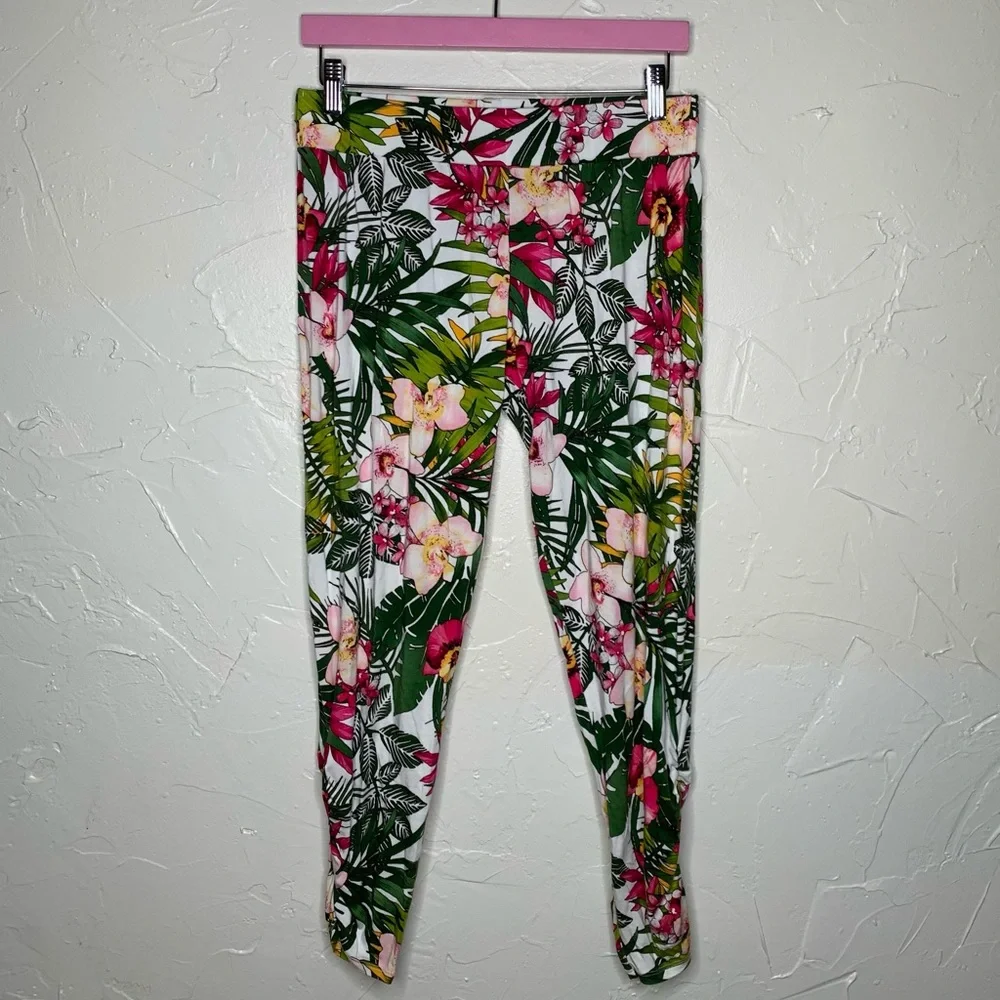 Michael Lauren Pablo Pant Floral Palm Hawaiian - Picture 2 of 5